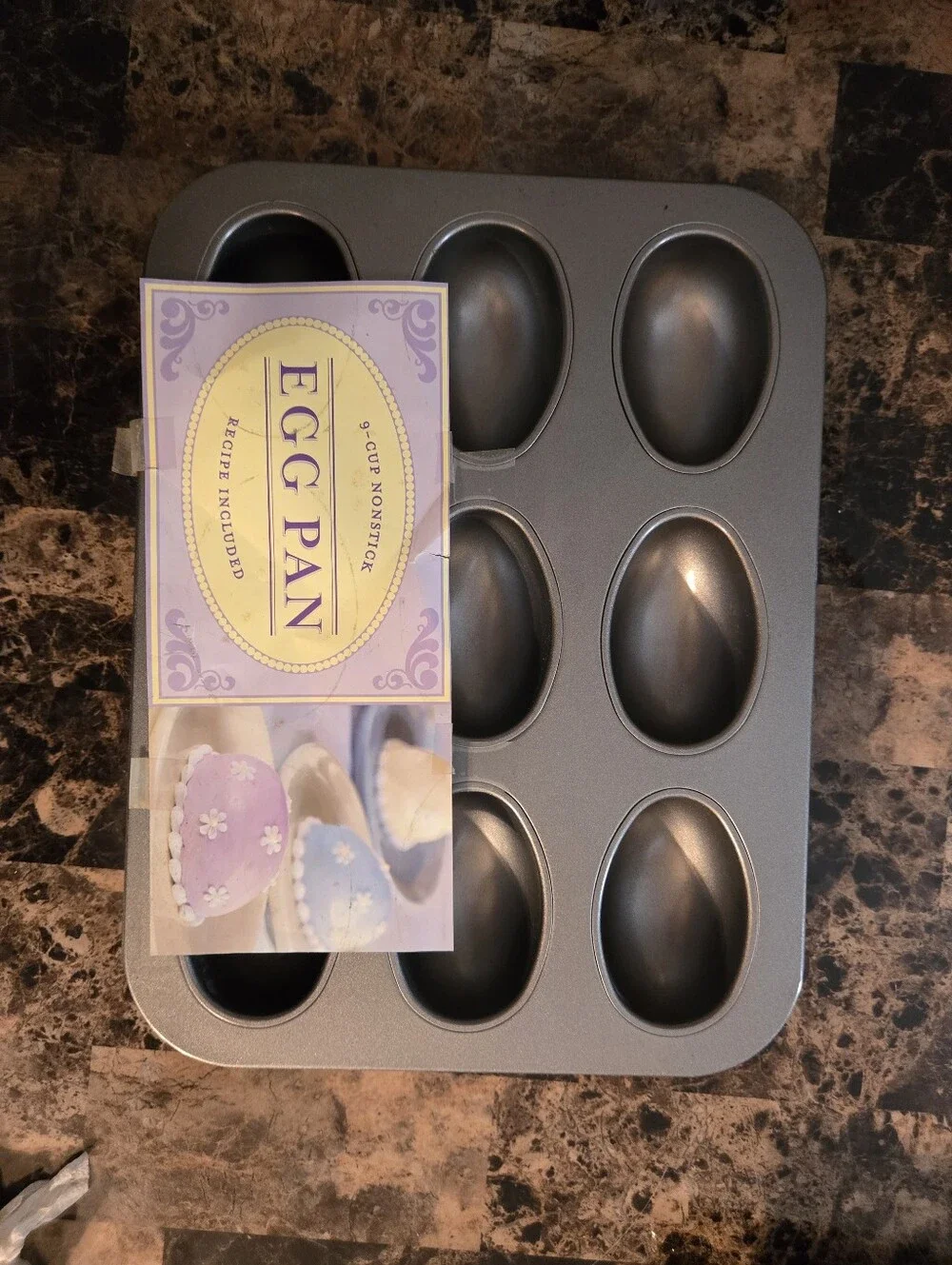 Nordic Ware Silver Bunny and Egg Cake Pan Set